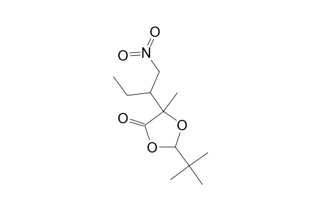 2-tert-Butyl-5-methyl-5-[1-(nitromethyl)propyl]-1,3-dioxolan-4-one