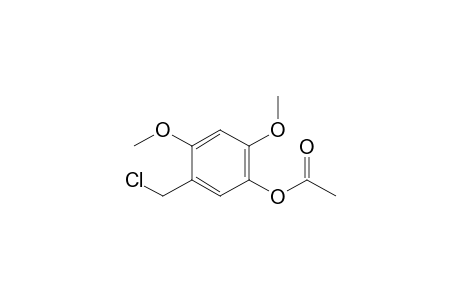 5-Acetoxy-2,4-dimethoxybenzyl chloride