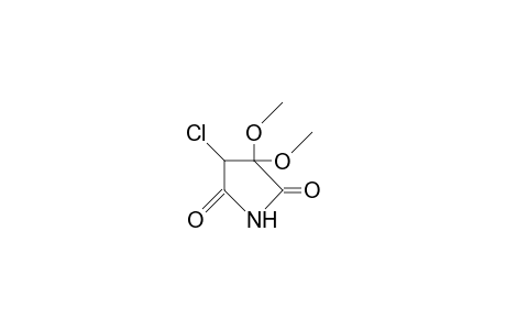 4-Chloro-3,3-dimethoxy-2,5-pyrrolidinedione