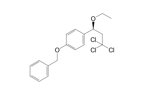 1-benzyloxy-4-[(1S)-3,3,3-trichloro-1-ethoxy-propyl]benzene