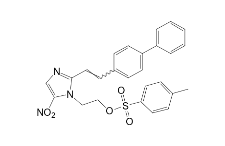 5-nitro-2-(p-phenylstyryl)imidazole-1-ethanol, p-toluenesulfonate (ester)