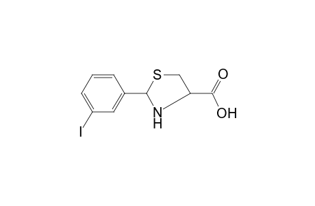 Thiazolidine-4-carboxylic acid, 2-(3-iodophenyl)-