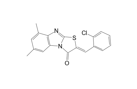 (2Z)-2-(2-Chlorobenzylidene)-6,8-dimethyl[1,3]thiazolo[3,2-a]benzimidazol-3(2H)-one