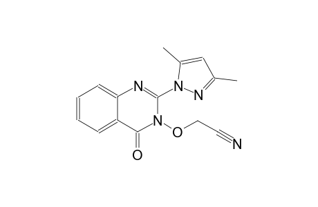 [(2-(3,5-dimethyl-1H-pyrazol-1-yl)-4-oxo-3(4H)-quinazolinyl)oxy]acetonitrile