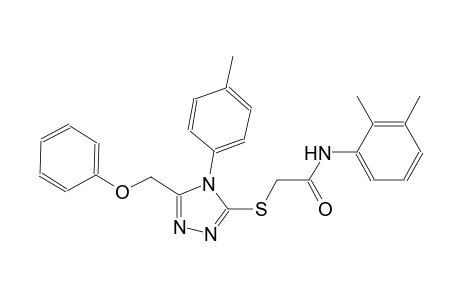 N-(2,3-dimethylphenyl)-2-{[4-(4-methylphenyl)-5-(phenoxymethyl)-4H-1,2,4-triazol-3-yl]sulfanyl}acetamide