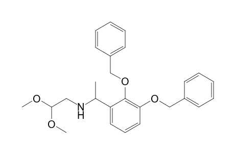 2-[N-[1-[2,3-Bis(benzyloxy)phenyl]ethyl]amino]acetaldehyde dimethyl acetal
