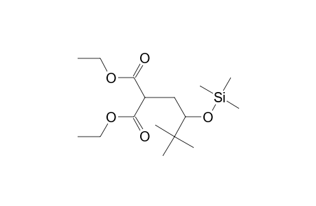 Propanedioic acid, [3,3-dimethyl-2-[(trimethylsilyl)oxy]butyl]-, diethyl ester