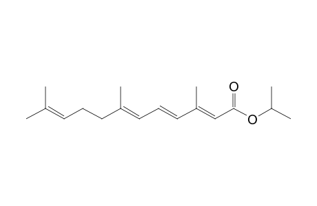 Isopropyl (4E,6E)-3,7,11-trimethyl-2,4,6,10-dodecatetraenoate