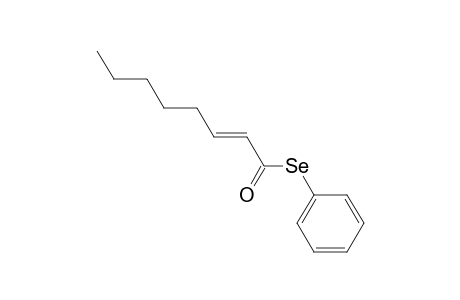 (E)-2-octeneselenoic acid Se-phenyl ester