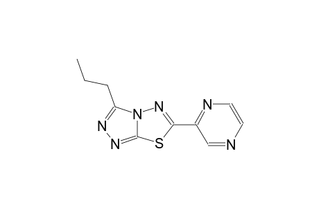 3-propyl-6-(2-pyrazinyl)[1,2,4]triazolo[3,4-b][1,3,4]thiadiazole