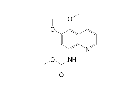 methyl N-(5,6-dimethoxy-8-quinolyl)carbamate