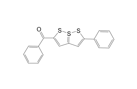 Methanone, phenyl(5-phenyl[1,2]dithiolo[1,5-b][1,2]dithiol-7-S(IV)-2-yl)-