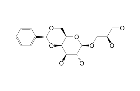 (2R)-2,3-DIHYDROXYPROPYL-4,6-O-(S)-BENZYLIDENE-BETA-D-GALACTOPYRANOSIDE;MAJOR-ISOMER