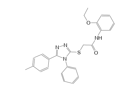 N-(2-ethoxyphenyl)-2-{[5-(4-methylphenyl)-4-phenyl-4H-1,2,4-triazol-3-yl]sulfanyl}acetamide