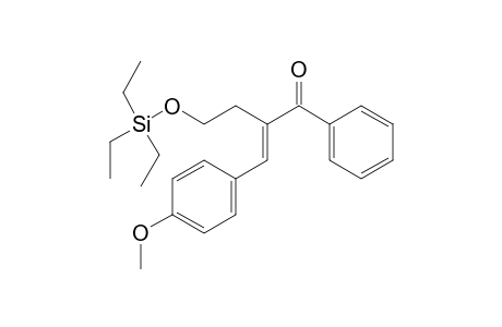 (2E)-2-[(4-methoxyphenyl)methylene]-1-phenyl-4-triethylsilyloxy-butan-1-one