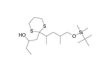 1,3-Dithiane-2-ethanol, 2-[4-[[(1,1-dimethylethyl)dimethylsilyl]oxy]-1,3-dimethylbutyl]-.alpha.-ethyl-