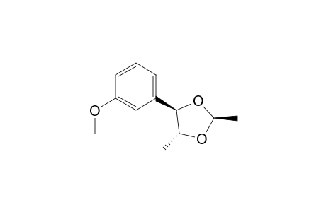 rel-(2S,4R,5R)-4-(3'-Methoxyphenyl)-2,5-dimethyl-1,3-dioxolane