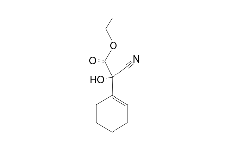 Ethyl 2-cyano-2-(cyclohex-1'-enyl)-2-hydroxyacetate