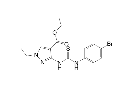 1-Ethyl-N-(4-carboethoxypyrazol-3-yl)-N'-(4-bromophenyl)thiourea