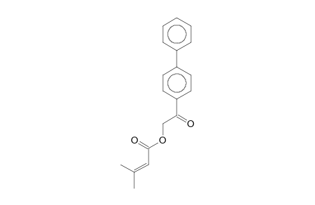 3-Methylbut-2-enoic acid, 2-biphenyl-4-yl-2-oxoethyl ester