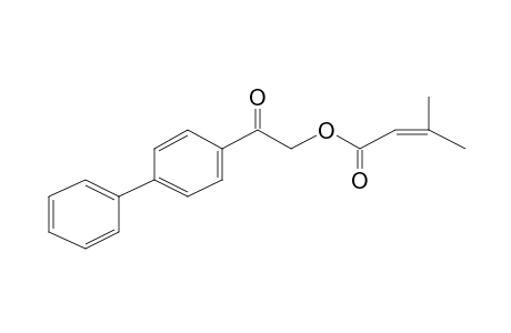 3-Methylbut-2-enoic acid, 2-biphenyl-4-yl-2-oxoethyl ester