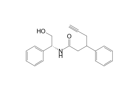 N-((1R)-1-phenyl-2-hydroxyethyl)-3-phenyl-5-hexynamide