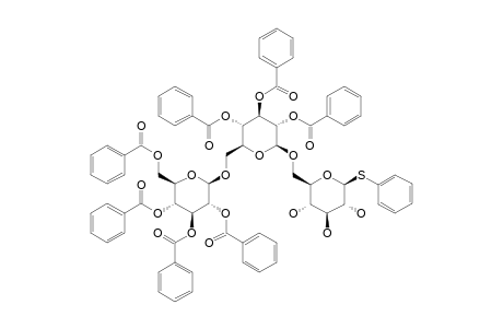 PHENYL-2,3,4,6-TETRA-O-BENZOYL-BETA-D-GLUCOPYRANOSYL-(1->6)-2,3,4-TRI-O-BENZOYL-BETA-D-GLUCOPYRANOSYL-(1->6)-1-THIO-BETA-D-GLUCOPYRANOSIDE