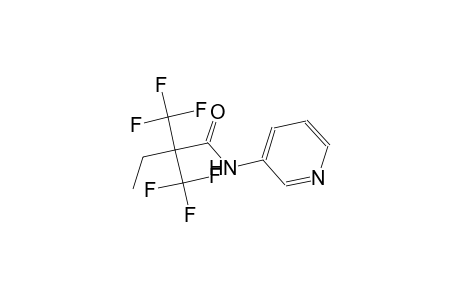 N-(3-pyridinyl)-2,2-bis(trifluoromethyl)butanamide