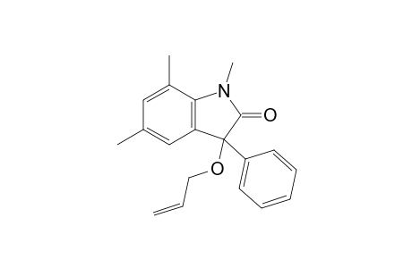 3-(Allyloxy)-1,5,7-trimethyl-3-phenylindolin-2-one