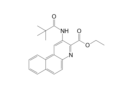Ethyl 2-[(2,2-dimethylpropanoyl)amino]benzo[f]quinoline-3-carboxylate