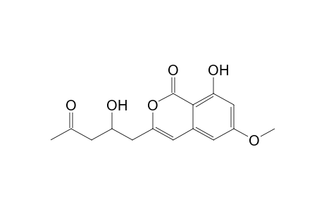 (+)-8-Hydroxy-3-(2-hydroxy-4-oxopentyl)-6-methoxy-1H-2-benzopyran-1-one