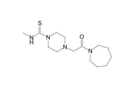1-piperazinecarbothioamide, 4-[2-(hexahydro-1H-azepin-1-yl)-2-oxoethyl]-N-methyl-