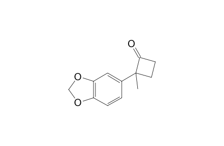 2-(1,3-benzodioxol-5-yl)-2-methylcyclobutan-1-one