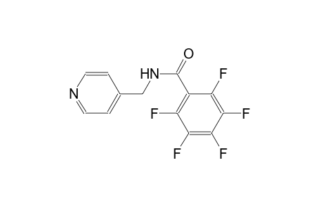2,3,4,5,6-pentafluoro-N-(4-pyridinylmethyl)benzamide