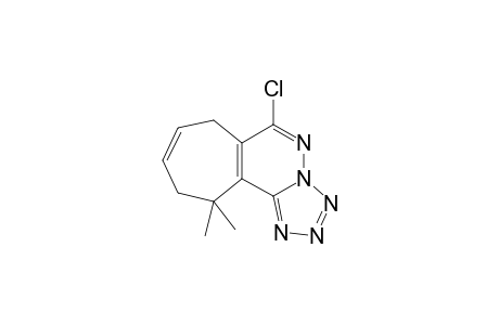 6-CHLORO-11,11-DIMETHYL-10,11-DIHYDRO-7H-CYCLOHEPTA-[D]-TETRAZOLO-[1.5-B]-PYRIDAZINE