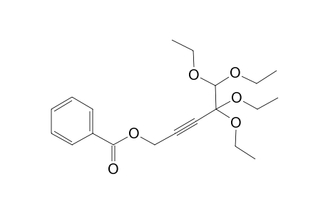 4,4,5,5-Tetraethoxypent-2-yn-1-yl Benzoate