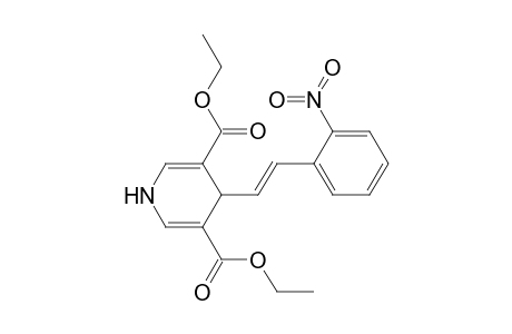 1,4-Dihydro-4-[(E)-2-(2-nitrophenyl)ethenyl]-3,5-bis(ethoxycarbonyl)pyridine