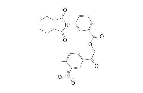 benzoic acid, 3-(1,3,3a,4,7,7a-hexahydro-4-methyl-1,3-dioxo-2H-isoindol-2-yl)-, 2-(4-methyl-3-nitrophenyl)-2-oxoethyl ester
