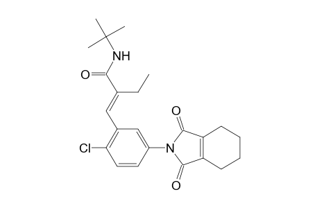 Butanamide, 2-[[2-chloro-5-(1,3,4,5,6,7-hexahydro-1,3-dioxo-2H-isoindol-2-yl)phenyl]methylene]-N-(1,1-dimethylethyl)-