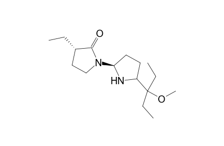 (S,S)-3-Ethyl-N-(5-(1-methoxy-1-ethylpropyl)pyrrolidin-2-yl)pyrrolidin-2-one