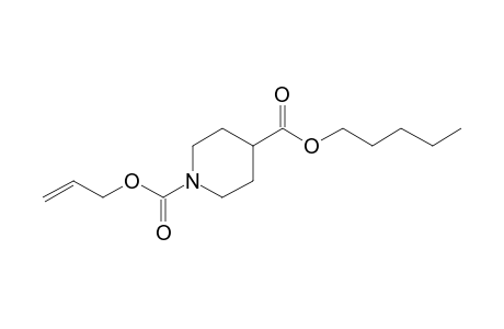 Isonipecotic acid, N-allyloxycarbonyl-, pentyl ester