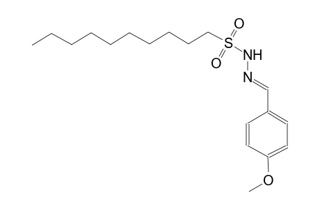 1-decanesulfonic acid, 2-[(E)-(4-methoxyphenyl)methylidene]hydrazide