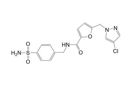 N-[4-(aminosulfonyl)benzyl]-5-[(4-chloro-1H-pyrazol-1-yl)methyl]-2-furamide