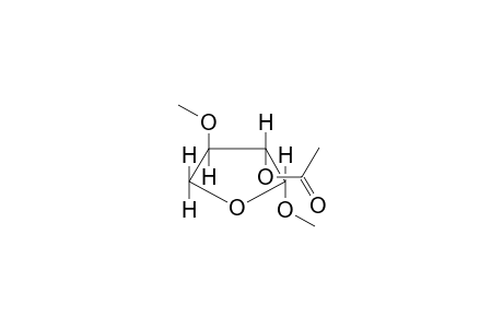 (1R,2S,3R)-1,3-DI-O-METHYL-2-O-ACETYLTETROSIDE