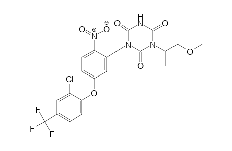 1,3,5-Triazine-2,4,6(1H,3H,5H)-trione, 1-[5-[2-chloro-4-(trifluoromethyl)phenoxy]-2-nitrophenyl]-3-(2-methoxy-1-methyl)ethyl]-