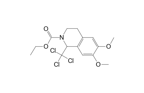 6,7-Dimethoxy-1-(trichloromethyl)-3,4-dihydro-1H-isoquinoline-2-carboxylic acid ethyl ester