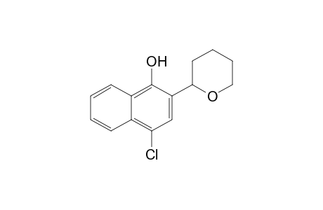 2-(1-Hydroxy-4-chloro-2-naphthyl)tetrahydropyran