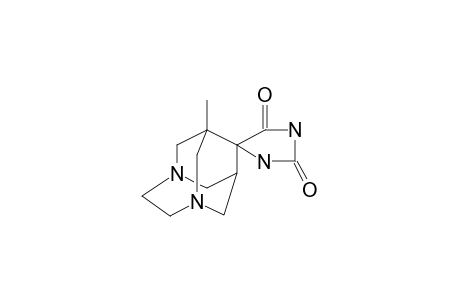 1-Methyl-3,6-diazahomoadamantan-9-spiro-5-imidazolidin-2,4-dione