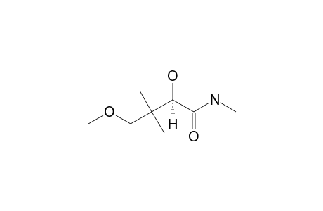 2S-3,3-DIMETHYL-2-HYDROXY-4-METHOXYBUTANOIC-ACID-N-METHYL-AMIDE