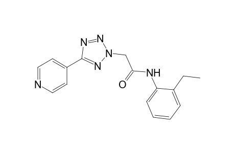 2H-1,2,3,4-Tetrazole-2-acetamide, N-(2-ethylphenyl)-5-(4-pyridinyl)-